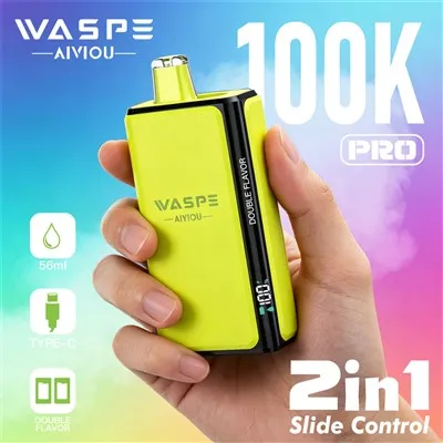 WASPE نكهة مزدوجة 100k نفث برو